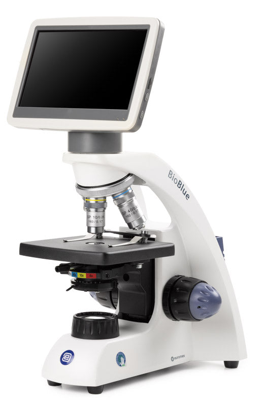 Monoculaire microscoop BioBlue BB.4200-LCD - www.letscopes.com