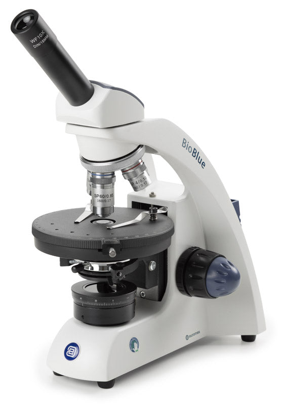 Monoculaire polarisatiemicroscoop BioBlue BB.4240-P-DLED - www.letscopes.com