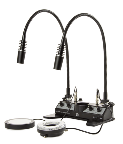 LED-verlichtingsstation met twee zwanenhalzen LE.5212