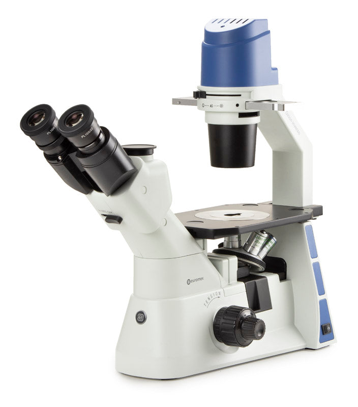 Trinoculaire omgekeerde microscoop Oxion Inverso OX.2003-PLPH - www.letscopes.com