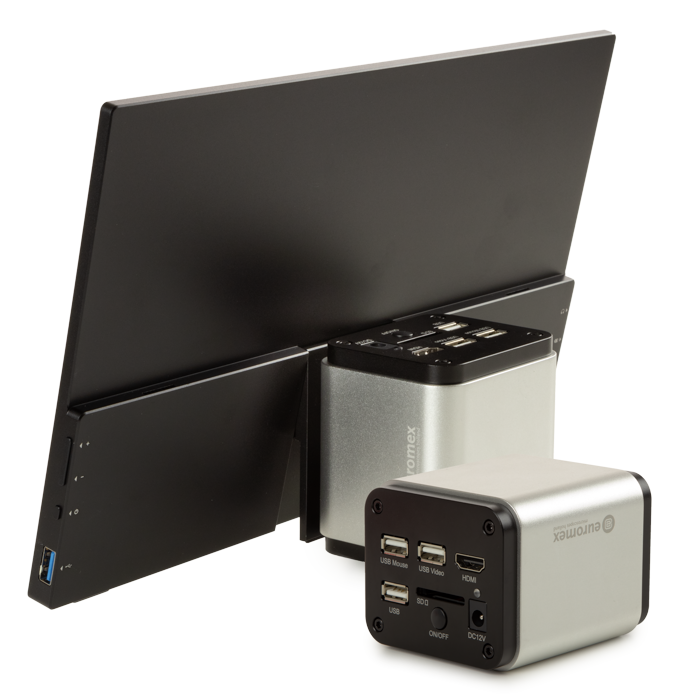 HDMI-microscoopcamera HD-Pro met 13-inch scherm VC.3039-HDS - www.letscopes.com