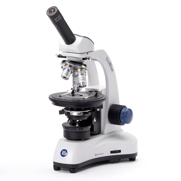 EcoBlue monocular microscope EC.1001-P-HLED - www.letscopes.com