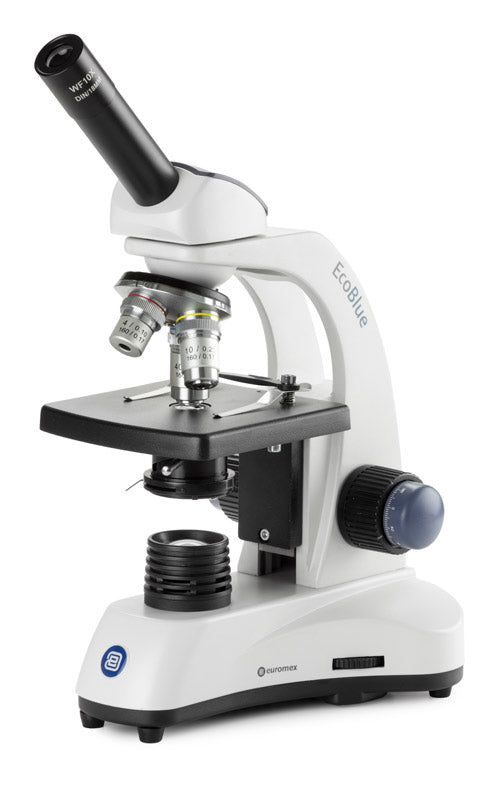 EcoBlue monocular microscope EC.1001 - www.letscopes.com
