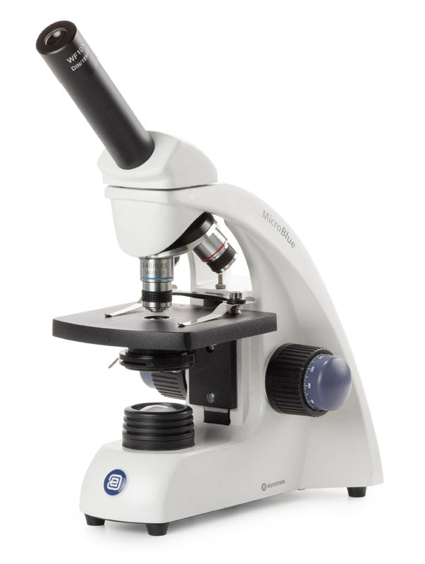 Monoculaire microscoop MicroBlue MB.1001 - www.letscopes.com